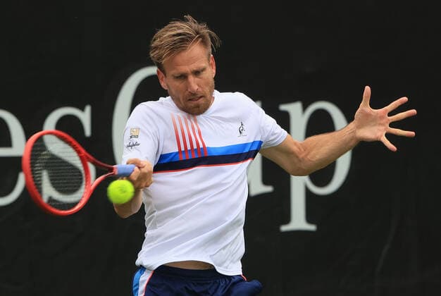 08.06.2021, ATP, Tennis Herren Tour Mercedes Cup Stuttgart, Weissenhofff, Tennis, im Bild: Peter Gojowczyk (GER)