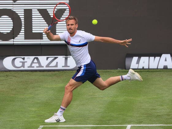08.06.2021, ATP, Tennis Herren Tour Mercedes Cup Stuttgart, Weissenhofff, Tennis, im Bild: Peter Gojowczyk (GER)