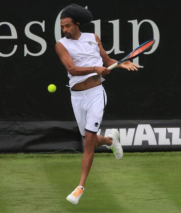 08.06.2021, ATP, Tennis Herren Tour Mercedes Cup Stuttgart, Weissenhofff, Tennis, im Bild: Dustin Brown (GER)