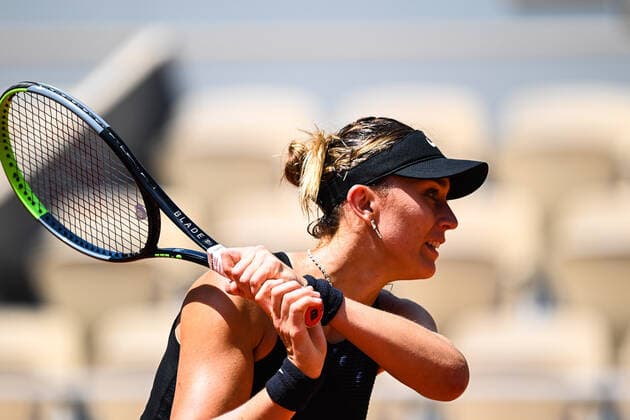 Paula BADOSA ( Espagne ) TENNIS : Roland Garros 2021 - Internationaux de France - 08 06 2021 FedericoPestellini Panoramic 