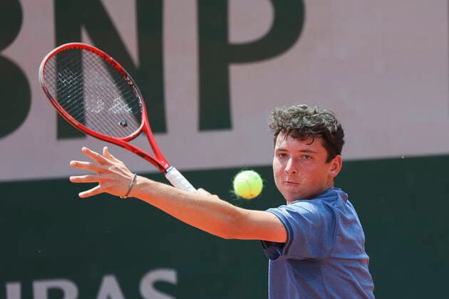 Max Rehberg (GER), Junioren Einzel, BS Tennis - French Open 2021 - Grand Slam - Roland Garros - Paris - - France - 8 June 2021. Copyright: xJuergenxHasenkopfx