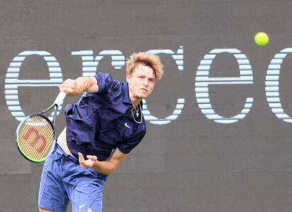08.06.2021, ATP, Tennis Herren Tour Mercedes Cup Stuttgart, Weissenhofff, Tennis, im Bild: Rudolf Molleker (GER)