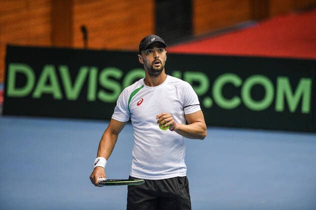 Sofia, Bulgaria, Tennis, Davis Cup, Sofia Hall Dimitar Kuzmanov (BUL) Tennis - Davis Cup - Bulgaria vs. Mexico - Dimitar Kuzmanov vs Gerardo Lopez Vallasenor - 06.03.21 Copyright: xx