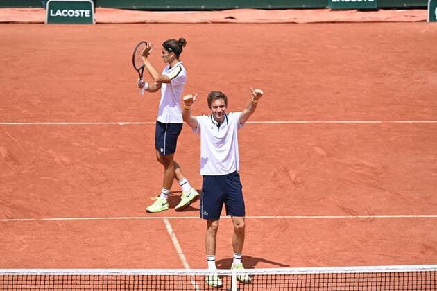 Tennis : Roland Garros 2021 - France - Herbert Mahut double - France Tennis : Roland Garros 2021 - France - 08 06 2021 chryslenecaillaud Panoramic 