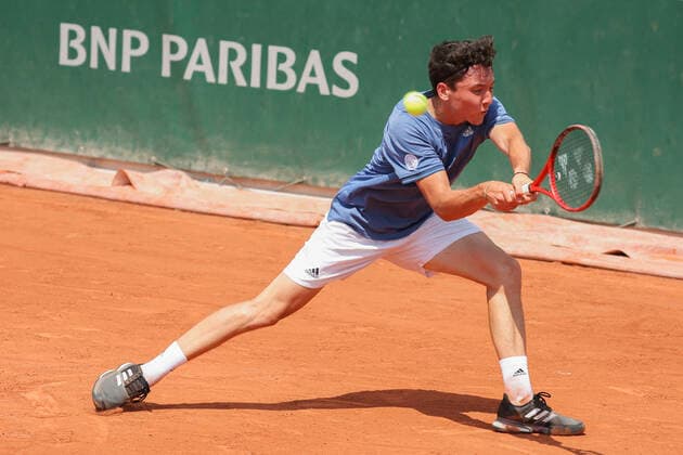 Max Rehberg (GER), Junioren Einzel, BS Tennis - French Open 2021 - Grand Slam - Roland Garros - Paris - - France - 8 June 2021. Copyright: xJuergenxHasenkopfx