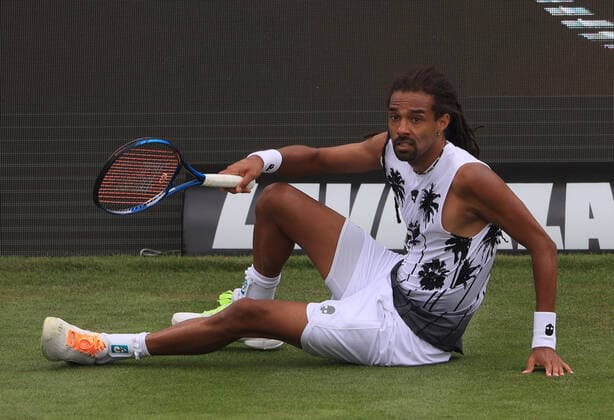 08.06.2021, ATP, Tennis Herren Tour Mercedes Cup Stuttgart, Weissenhofff, Tennis, im Bild: Dustin Brown (GER)