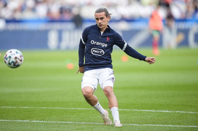 Antoine Griezmann ( 7 - France ) - Echauffement - FOOTBALL : France vs Bulgarie - Match Amical - Saint Denis - 08 06 2021 FedericoPestellini Panoramic 