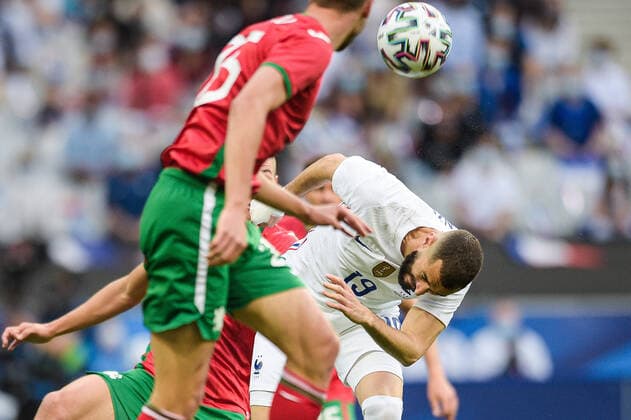 Karim Benzema ( 19 - France ) - FOOTBALL : France vs Bulgarie - Match Amical - Saint Denis - 08 06 2021 FedericoPestellini Panoramic 