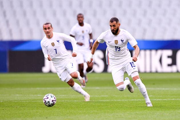 FOOTBALL : France vs Bulgarie - Match Amical - Preparation UEFA EURO, EM, Europameisterschaft,Fussball 2020 - 08 06 2021 FEP Panoramic 