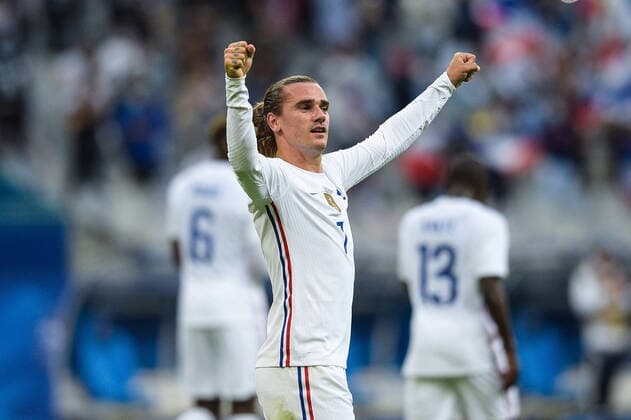 Attitude - Joie de Antoine Griezmann ( 7 - France ) - FOOTBALL : France vs Bulgarie - Match Amical - Saint Denis - 08 06 2021 FedericoPestellini Panoramic 