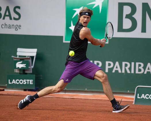 Alexander Zverev (GER) Tennis - French Open 2021 - Grand Slam - Roland Garros - Paris - - France - 8 June 2021. Copyright: xJuergenxHasenkopfx