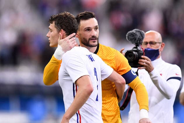 JOIE - FAIR PLAY - 01 HUGO LLORIS (FRA) FOOTBALL : France vs Bulgarie - Match Amical - Preparation UEFA EURO, EM, Europameisterschaft,Fussball 2020 - 08 06 2021 FEP Panoramic 