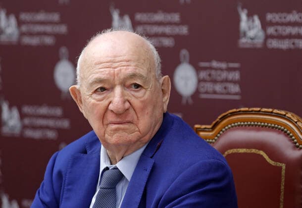 MOSCOW, RUSSIA - JUNE 9, 2021: Russian Football Union Vice President Nikita Simonyan attends a roundtable meeting on Russian football history held by the Russian Historical Society in the run-up to the 2020 UEFA European Football Championship. Mikhail Japaridze TASS  TS104184