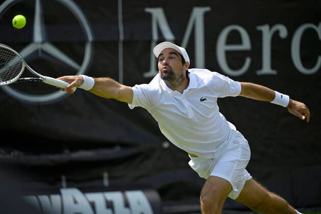 Jeremy Chardy (FRA) Aktion 09.06.2021 Tennis MercedesCup Stuttgart 2021 Weißenhof ATP, Tennis Herren 07.-13.06.2021 Tennis MercedesCup Stuttgart 2021