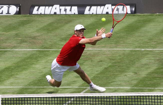 Stuttgart , Tennis MercedesCup 2021 , Yannick Hanfmann ( GER )