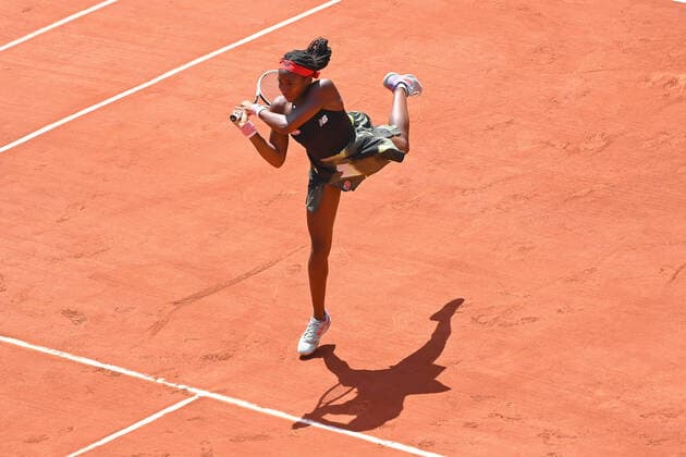 Tennis : Roland Garros 2021 - France - Coco Gauff - Usa Tennis : Roland Garros 2021 - France - 09 06 2021 chryslenecaillaud Panoramic 