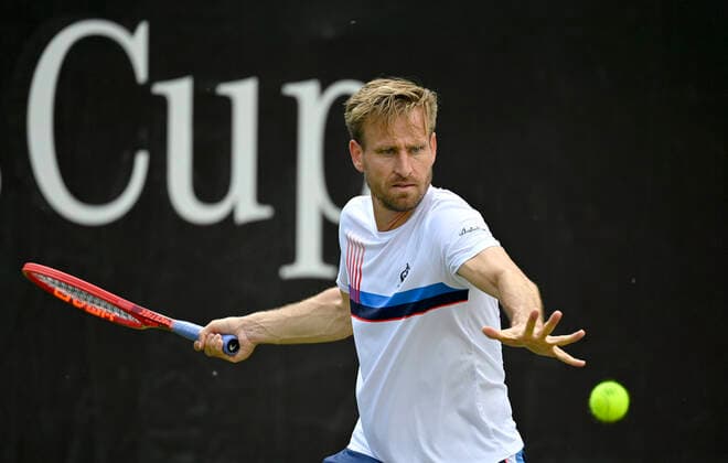Peter Gojowczyk (GER) Aktion 09.06.2021 Tennis MercedesCup Stuttgart 2021 Weißenhof ATP, Tennis Herren 07.-13.06.2021 Tennis MercedesCup Stuttgart 2021