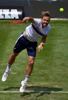 Peter Gojowczyk (GER) Aktion 09.06.2021 Tennis MercedesCup Stuttgart 2021 Weißenhof ATP, Tennis Herren 07.-13.06.2021 Tennis MercedesCup Stuttgart 2021