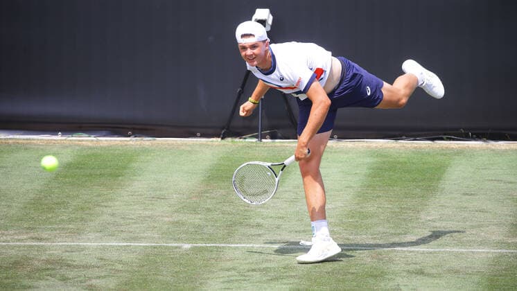 Stuttgart , Tennis MercedesCup 2021 , Dominic Stephan Stricker ( SUI )