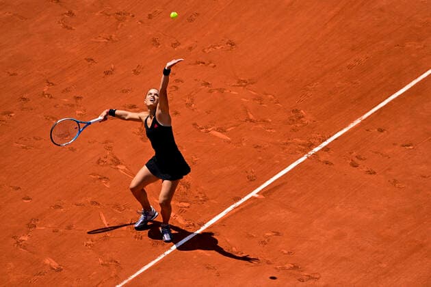 Maria Sakkari (Gre) TENNIS : Internationaux de France Roland Garros 2021 - Paris - 09 06 2021 JBAutissier Panoramic 