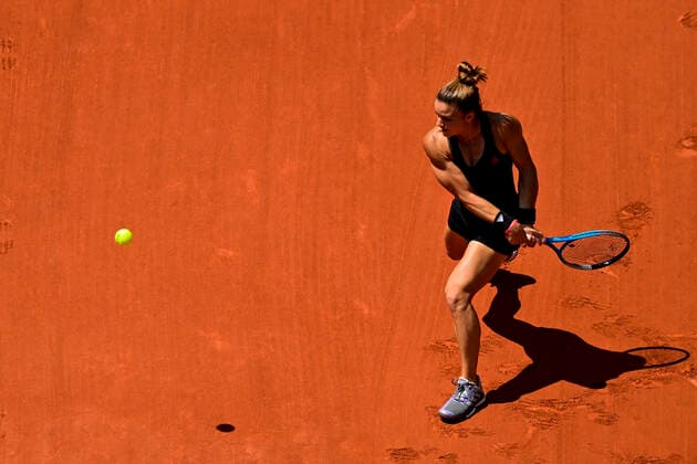Maria Sakkari (Gre) TENNIS : Internationaux de France Roland Garros 2021 - Paris - 09 06 2021 JBAutissier Panoramic 