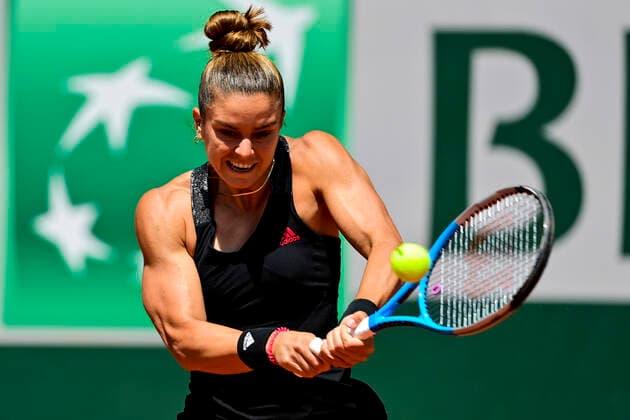 Maria Sakkari (Gre) TENNIS : Internationaux de France Roland Garros 2021 - Paris - 09 06 2021 JBAutissier Panoramic 