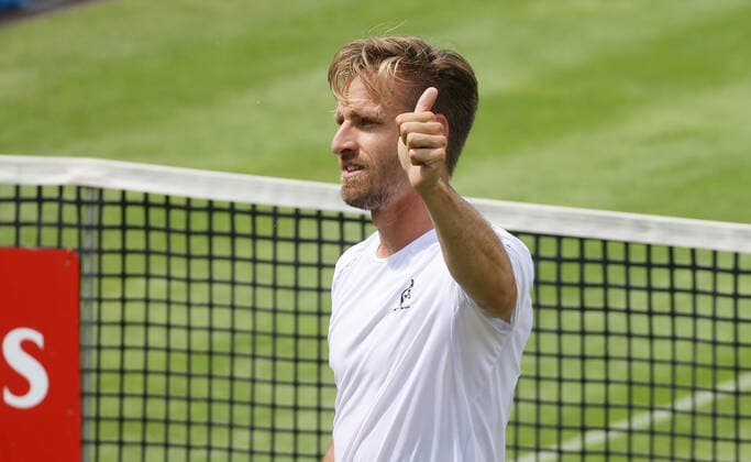Stuttgart , Tennis MercedesCup 2021 , Peter Gojowczyk ( GER )