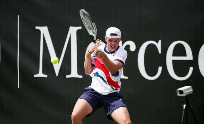 09.06.21 Tennis MercedesCup 2021 Deutschland, Stuttgart, 09.06.2021, Tennis, MercedesCup 2021: Dominic Stricker.