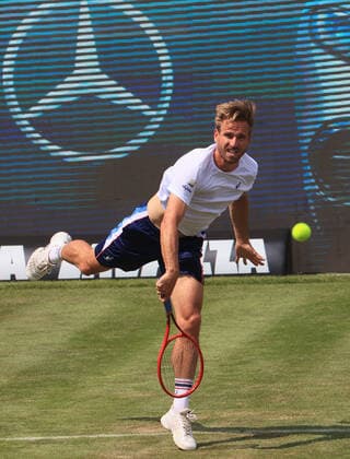 09.06.2021, ATP, Tennis Herren Tour Mercedes Cup Stuttgart, Weissenhofff, Tennis, im Bild: Peter Gojowczyk (GER)