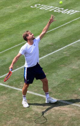 09.06.2021, ATP, Tennis Herren Tour Mercedes Cup Stuttgart, Weissenhofff, Tennis, im Bild: Peter Gojowczyk (GER)