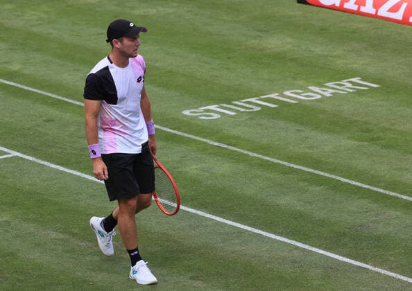 09.06.2021, ATP, Tennis Herren Tour Mercedes Cup Stuttgart, Weissenhofff, Tennis, im Bild: Dominik Koepfer (GER)