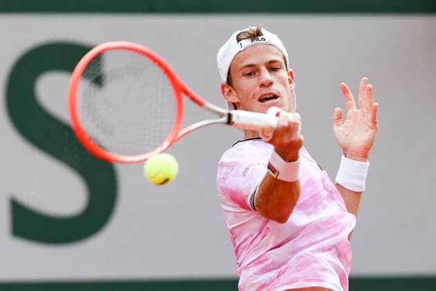 TENNIS - French Open 2021 PARIS,FRANCE,09.June.21 - TENNIS - ATP, Tennis Herren World Tour, French Open, Roland Garros, Grand Slam. Image shows Diego Schwartzman (ARG).  GEPAxpictures xPatrickxSteiner