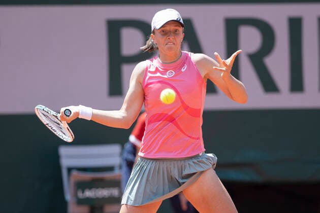 Iga Swiatek Tennis - French Open 2021 - Grand Slam - Roland Garros - Paris - - France - 9 June 2021. Copyright: xJuergenxHasenkopfx