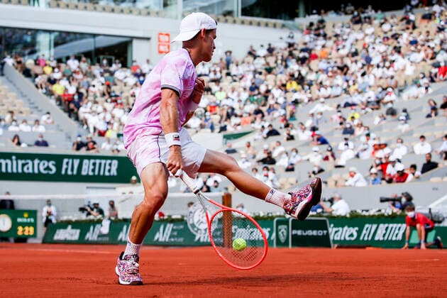 TENNIS - French Open 2021 PARIS,FRANCE,09.June.21 - TENNIS - ATP, Tennis Herren World Tour, French Open, Roland Garros, Grand Slam. Image shows Diego Schwartzman (ARG).  GEPAxpictures xPatrickxSteiner