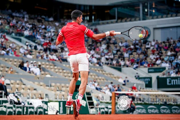 TENNIS - French Open 2021 PARIS,FRANCE,09.June.21 - TENNIS - ATP, Tennis Herren World Tour, French Open, Roland Garros, Grand Slam. Image shows Novak Djokovic (SRB).  GEPAxpictures xPatrickxSteiner