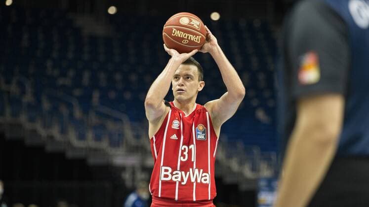 Zan Mark Sisko - Bayern 31, 09.06.2021, BBL, Alba Berlin vs FC Bayern - Finale - Spiel 1, in der Mercedes Benz Arena, GER, Berlin, 09.06.2021, BBL, Alba vs FC Bayern - Spiel 1 - Playoff Berlin Copyright: xUwexKoch Eibner-Pressefotox EP_UKH