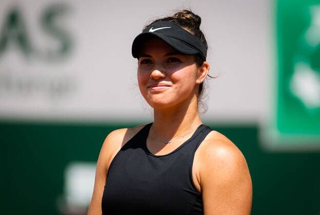 Mandatory Credit: Photo by Rob Prange Shutterstock (12058015a) Desirae Krawczyk of the United States after winning the Mixed Doubles final with partner Joe Salisbury at the 2021 Roland Garros Grand Slam Tournament French Open Tennis, Day Twelve, Roland Garros, Paris, France - 10 Jun 2021 French Open Tennis, Day Twelve, Roland Garros, Paris, France - 10 Jun 2021  Copyright: xRobxPrange Shutterstockx 12058015a