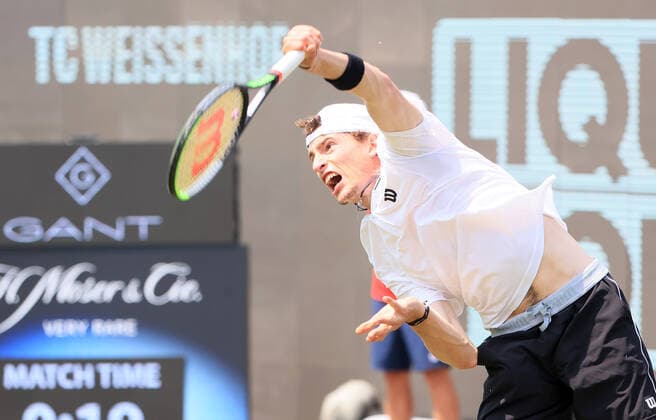 10.06.2021, ATP, Tennis Herren Tour Mercedes Cup Stuttgart, Weissenhofff, Tennis, im Bild: Ugo Humbert (FRA)