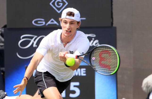 10.06.2021, ATP, Tennis Herren Tour Mercedes Cup Stuttgart, Weissenhofff, Tennis, im Bild: Ugo Humbert (FRA)