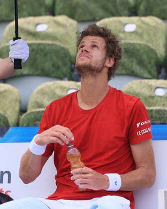 10.06.2021, ATP, Tennis Herren Tour Mercedes Cup Stuttgart, Weissenhofff, Tennis, im Bild: Yannick Hanfmann (GER)