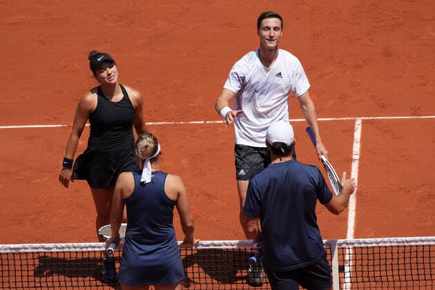 2021 Roland Garros Mixed Doubles Desirae Krawczyk , USA and Joe Salisbury , GBR