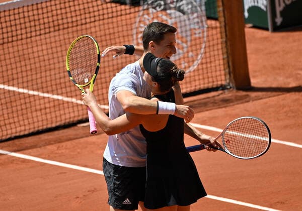 2021 Roland Garros Mixed Doubles Desirae Krawczyk , USA and Joe Salisbury , GBR