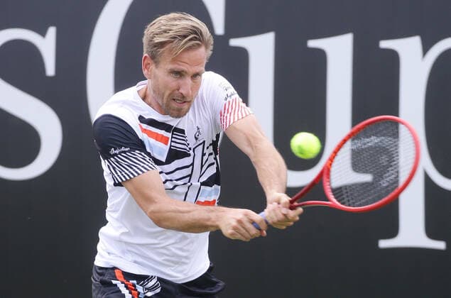 Stuttgart , Tennis MercedesCup 2021 , Peter Gojowczyk ( GER )