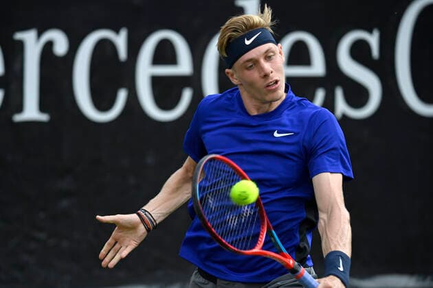Denis Shapovalov Schapowalow (CAN) Aktion 10.06.2021 Tennis MercedesCup Stuttgart 2021 Weißenhof ATP, Tennis Herren 07.-13.06.2021 Tennis MercedesCup Stuttgart 2021
