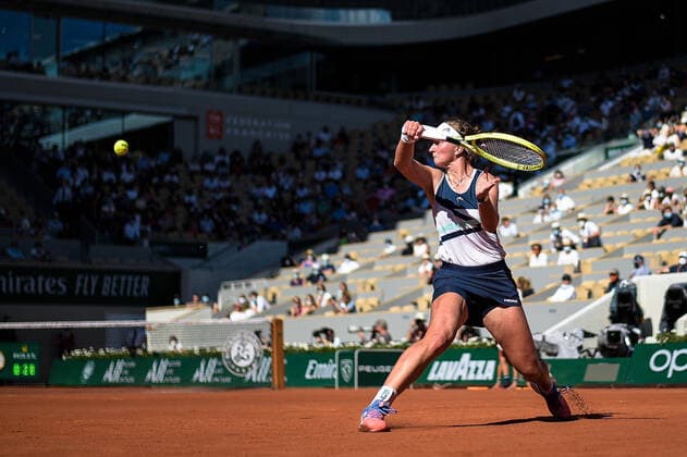 Barbora Krejcikova ( CZE ) TENNIS : Roland Garros 2021 - Internationaux de France - 10 06 2021 FedericoPestellini Panoramic 