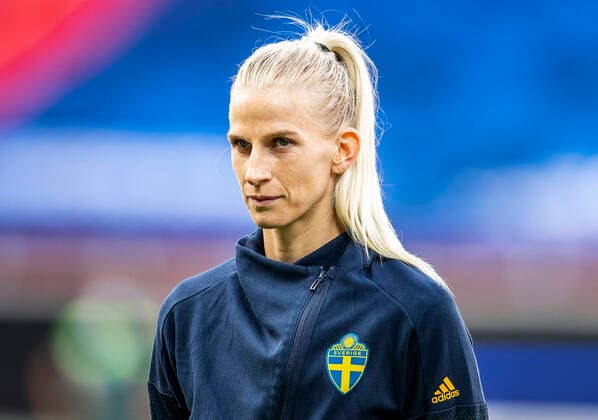 210610 Sofia Jakobsson of Sweden during the International Friendly, Länderspiel, Nationalmannschaft football match between Sweden and Norway on June 10, 2021 in Kalmar. Photo: Suvad Mrkonjic BILDBYRAN COP 170 LT0179 fotboll football soccer fotball sverige sweden norge norway dam bbeng träningslandskamp privatlandskamp landskamp international friendly Copyright: SUVADxMRKONJIC BB210610SM096