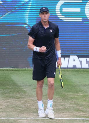 1.06.2021, ATP, Tennis Herren Tour Mercedes Cup Stuttgart, Weissenhofff, Tennis, im Bild: Sam Queren (USA) Sieger vs Dominic Stephan Stricker (SUI)