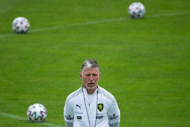 EURO 2021, Nationalteam Tschechien Training Coach Jaroslav Silhavy attends the Czech soccer team training in Prague, Czech Republic, June 11, 2021. (CTKxPhoto OndrejxDeml) CTKPhotoP2021061104170  dml 002