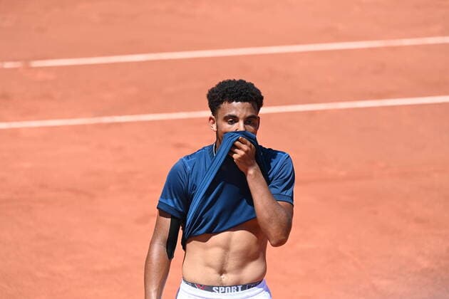 Tennis : Roland Garros 2021 - France - demi finale junior Arthur Fils contre Giovanni Mpetsi Perricard - France Tennis : Roland Garros 2021 - France - 11 06 2021 chryslenecaillaud 