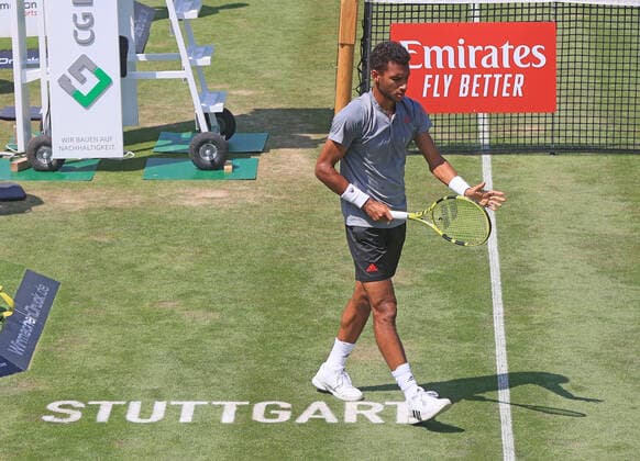 11.06.2021, ATP, Tennis Herren Tour Mercedes Cup Stuttgart, Weissenhofff, Tennis, im Bild: Felix Auger Aliassime (CAN)